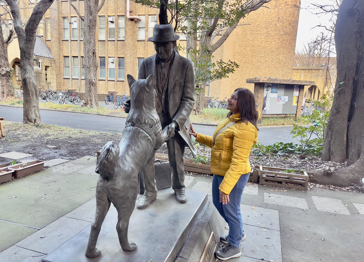 LyfInTransit's tweet photo. If you have ever loved a dog, experienced loyalty in life, you need to listen to this incredible story of #Hachiko the faithful Japanese dog of Akita breed. Japan celebrated centenary of Hachiko in Nov23.
#magicOfTokyo
#hiddenTokyo by @Ruchira_Shukla #japanyatra https://t.co/Jynd4tXg4h