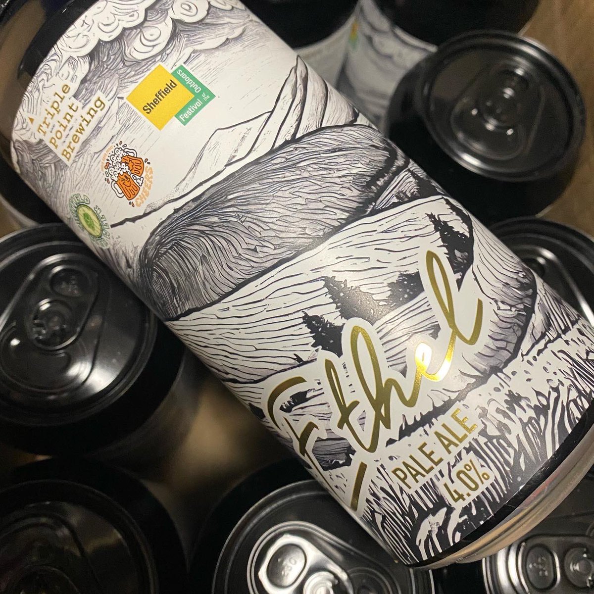 HopHideout's tweet image. Even better donations from sales are going to her charity @cprepdsy &amp;amp; @WomenInBeer_ 

#nowinstore #ethelhaythornthwaite #sheffbeerweek #hophideout 
2/2