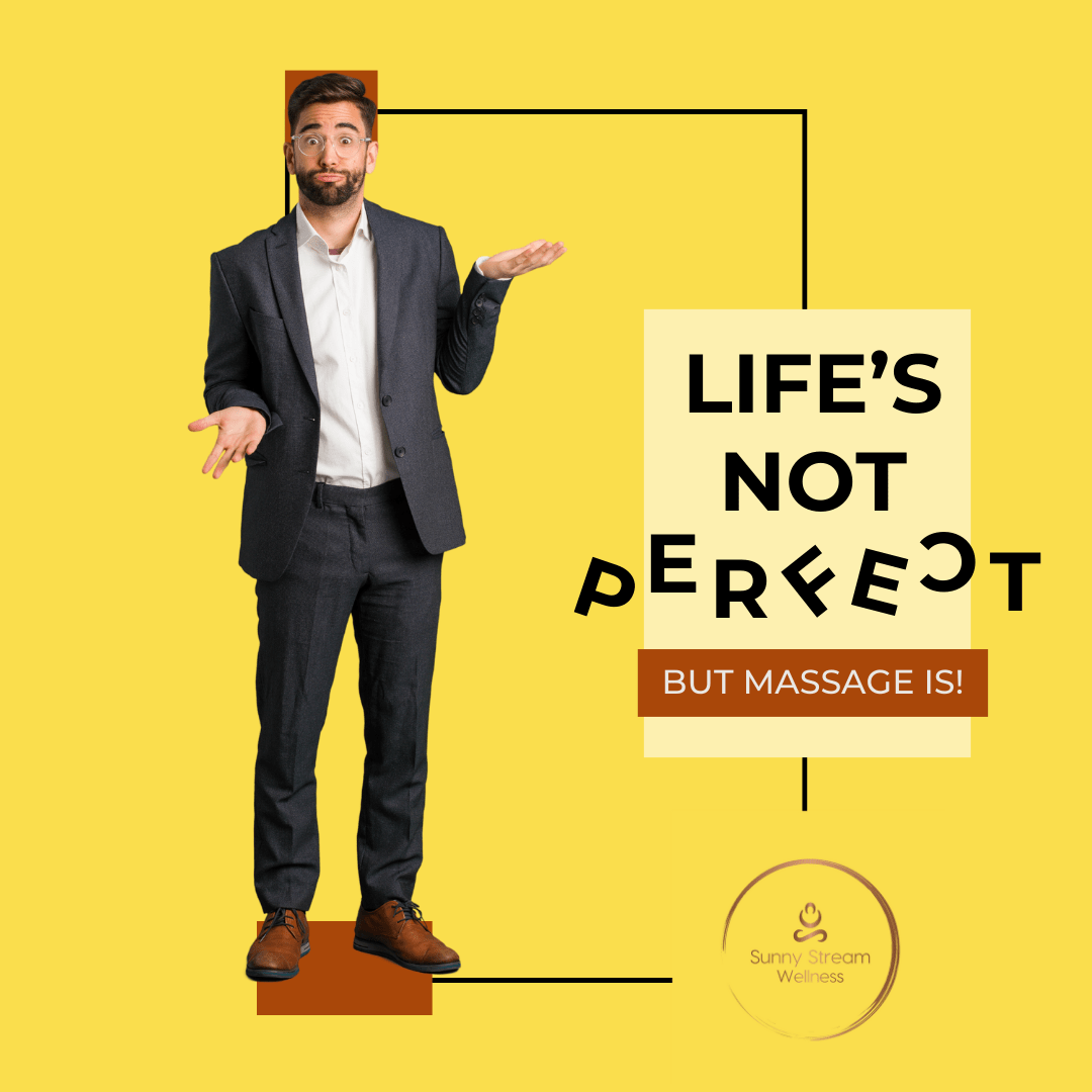 SunnyStreamBW's tweet photo. Lifeโs not perfect, but massage is. Book yours today by visiting https://t.co/AU7iSeTiEa!
#Massage #MassageHumor #Perfection #SelfCare #AtlantaMassage #TakeABreak https://t.co/umvHNij00m
