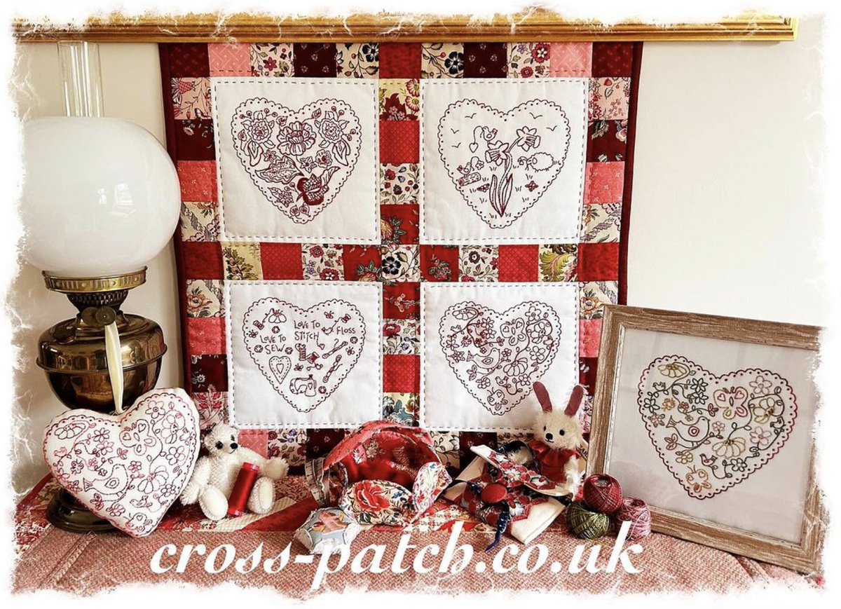ValdaniInc's tweet image. Valentine's Day quilt by Julia Roworth at Cross Patch, Quilting &amp;amp; Patterns
cross-patch.co.uk
#juliacrosspatch #patchworkquilt #quilt #quilting #createandcrafttv #Valdani