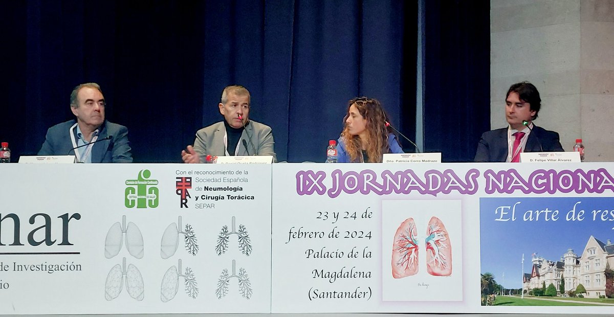 Importancia de la inmunizacion 💉en el paciente respiratorio 🫁 <a href="/MarcosLopezHoy2/">Marcos Lopez Hoyos</a> <a href="/danielocana2/">Daniel Ocana Rodriguez</a>  <a href="/fvillarleon/">Felipe Villar Álvarez</a>  y Patricia Corro en IX Jornadas <a href="/Acinar_resp/">Acinar</a>  #vacunacion #EPOC #ASMA #VRS #gripe #Covid19