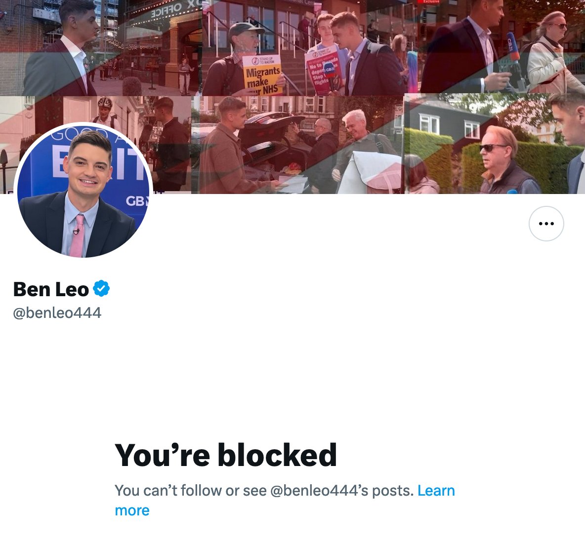 M_Steeples's tweet photo. Delighted to be blocked by @GBNEWS Ben Leo. I could tell the world a thing or two about his antics back in the day when he visited a friend of mine in SW1. I'm not snivelling that this little twerp has blocked me; I simply say how terribly swell, let's get on oh-hokey... https://t.co/jy7qcXHwiE