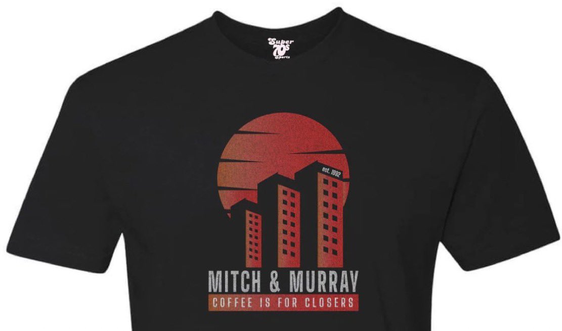 Super70sSports's tweet image. “I'm here from downtown. I'm here from Mitch and Murray. And I'm here on a mission of mercy.”

👉 super70ssportsstore.com/products/mitch…