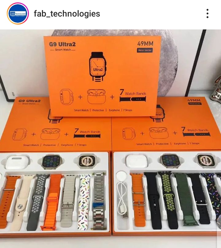 Fab_Tech_'s tweet image. 10 in 1 Smartwatch &amp;amp; Airpod Set🔥 
Price: N25,000

✅ Free Delivery within Lagos
✅ Outside Lagos: N2500
✅ Payment on Delivery within Lagos

Slide into our DM to place an order😀
Call/Whatsapp: 08034817724
Compatible with all Mobile Devices👌