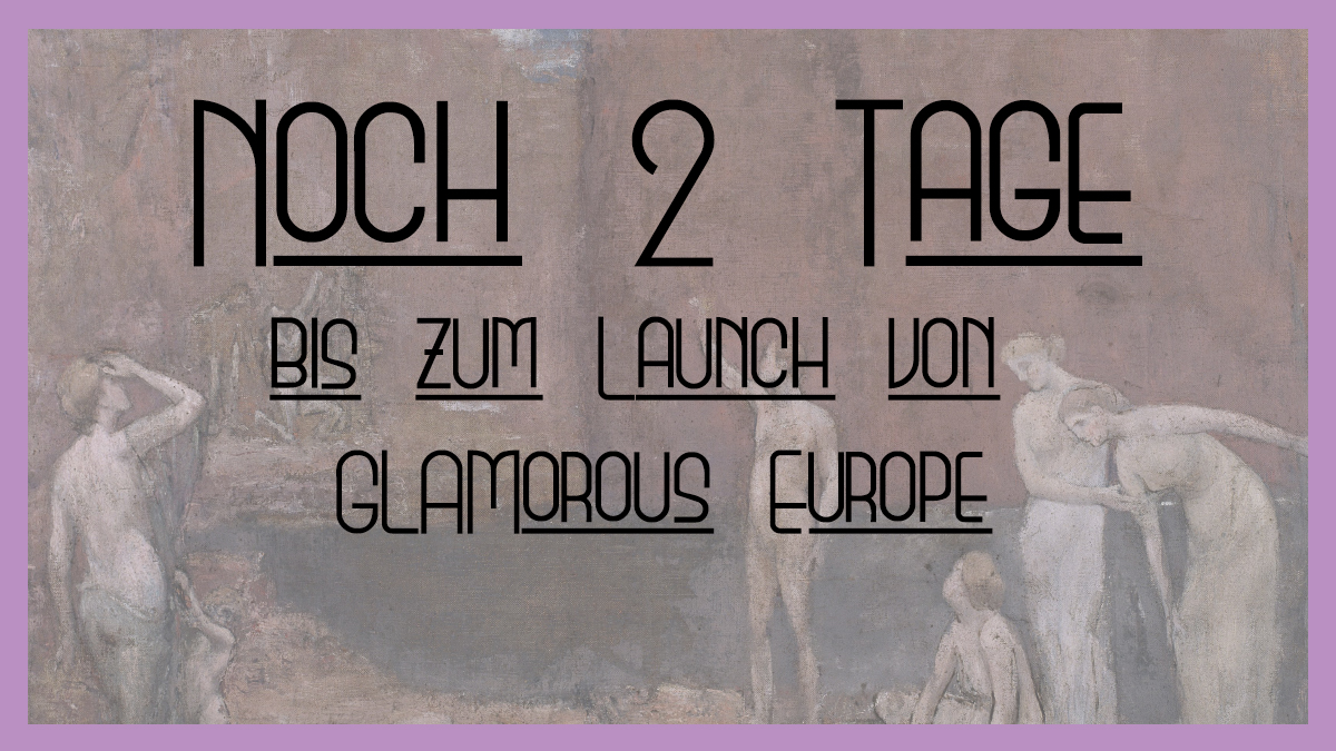 Noch 2 Tage und dann launchen wir offiziell unseren Prototypen für die Webapp GLAMorous Europe.🖼️Hintergrundbild: Allégorie (étude), Alix d'Anethan, vor 1926. #OpenSourceLaunch #ComingSoon #glamorouseurope #OpenSource #wikidata #openGLAM #openculture #GLAM #art #culturalheritage