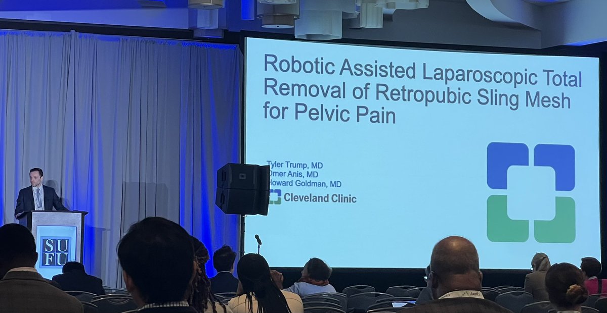 Ly Hoang Roberts (@lyhoangroberts) on Twitter photo Congratulations Dr. Tyler Trump on a great presentation! Refractory pelvic pain after mesh placement resolved after robotic removal of the remaining mesh
#SUFU24 <a href="/CleClinicUro/">Cleveland Clinic Urology</a> Congratulations Dr. Tyler Trump on a great presentation! Refractory pelvic pain after mesh placement resolved after robotic removal of the remaining mesh
#SUFU24 <a href="/CleClinicUro/">Cleveland Clinic Urology</a>