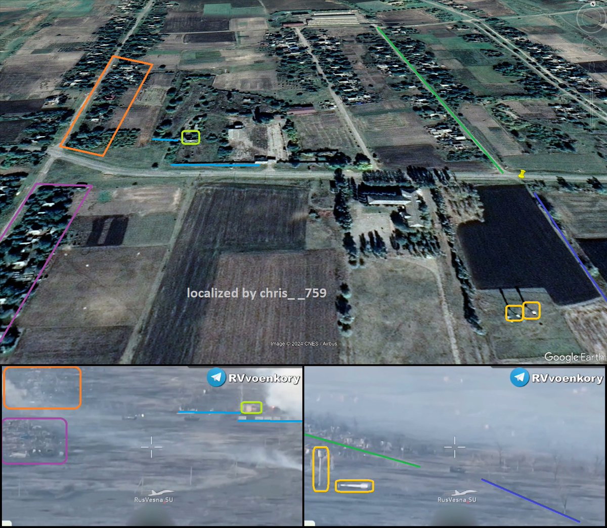 chris__759's tweet image. ⚡️#Russian🇷🇺 troops attacked #Robotyne breakthrough the Ukrainian lines and rushed with BMPs along the main road of the village!

📌47.443417, 35.837125

#geolocation #UkraineRussiaWar 
@GeoConfirmed @GeromanAT @RWApodcast @Sprinter99800 @WarMonitors