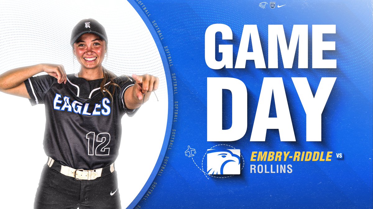 We're 4-0 on Saturdays. Just sayin'

🦅🆚 <a href="/RollinsSoftball/">Rollins College Softball</a>
⏰1 PM
📍Daytona Beach, Fla.
🏟️Radiology Associates Field
🎟️erauathletics.com/tickets
💻erauathletics.com/live
📊eraustats.com

#Team12 #GoERAU #DaytonasHometownTeam