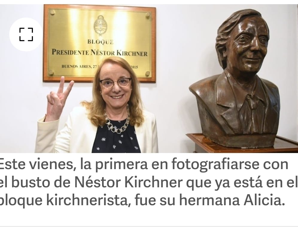 AlvarodLamadrid's tweet image. Pregunta La Cámpora "que es lo que obstaculiza un busto de un Pte electo? Ese Presidente que reivindican fue junto a esposa e hijo, los que diseñaron una matriz piramidal de corrupción para saquear al país, cuyas consecuencias las pagan argentinos de distintas generaciones.