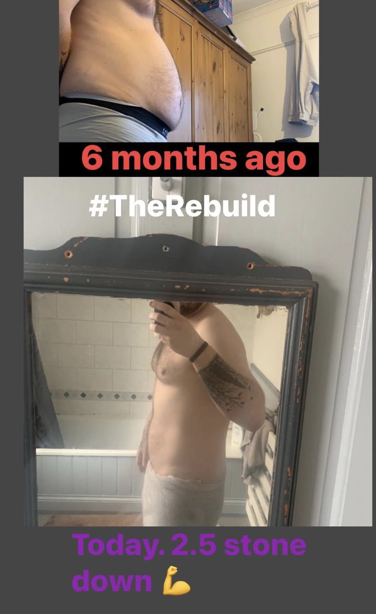StylerrUK's tweet photo. 2.5 stone down 💪 first time under 18 stone in years.

#weightloss https://t.co/5qsuGZaY9f