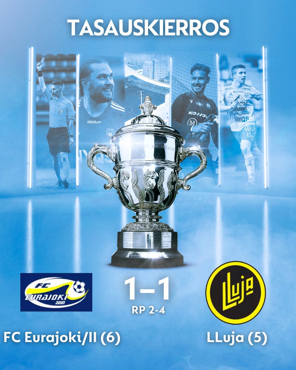 Huittisten ylpeys, Lauttakylän Luja, taistelee jatkopaikan pidemmän kaavan kautta.⁣
⁣
tulospalvelu.palloliitto.fi/match/3364523/…
⁣
#SuomenCup