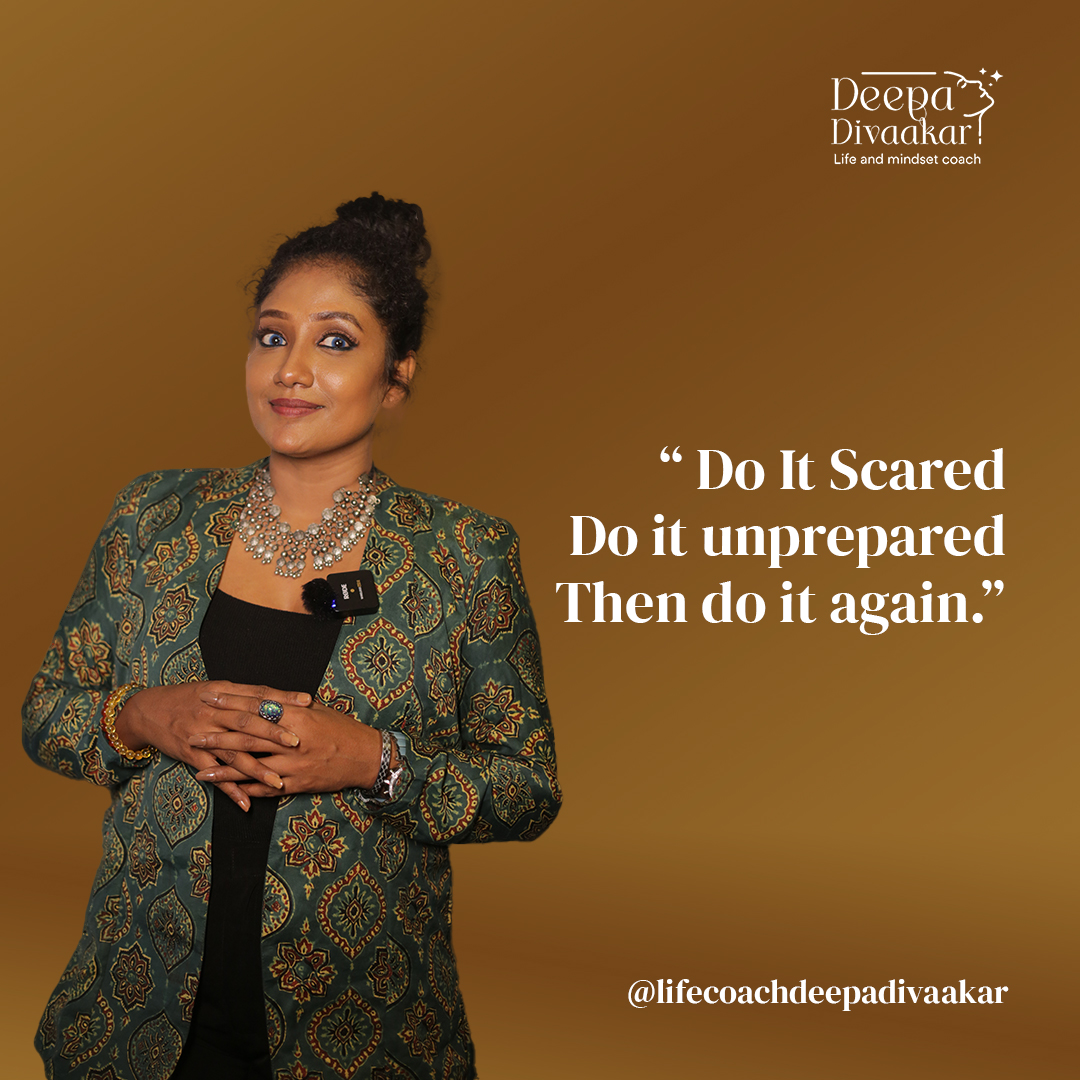'Do It Scared.' You don't need to have it all figured out or be perfectly prepared. 
 
contact us on : +91 9746931277 | +91 7994961130

#AbundanceJourney #ManifestingWealth #growthmindset #affirmationsdaily #YamiGautam