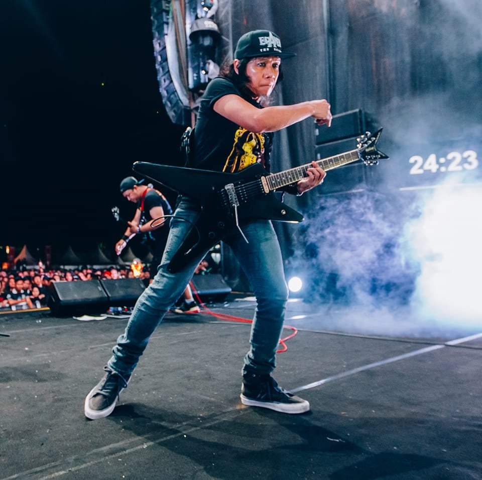 #stagephotography Thank you Mr. Satria Lingga for taking the picture! \m/
. 
<a href="/official_edane/">edane</a> at Rock in Solo 2023 #edane #official_edane #eetsjahranie