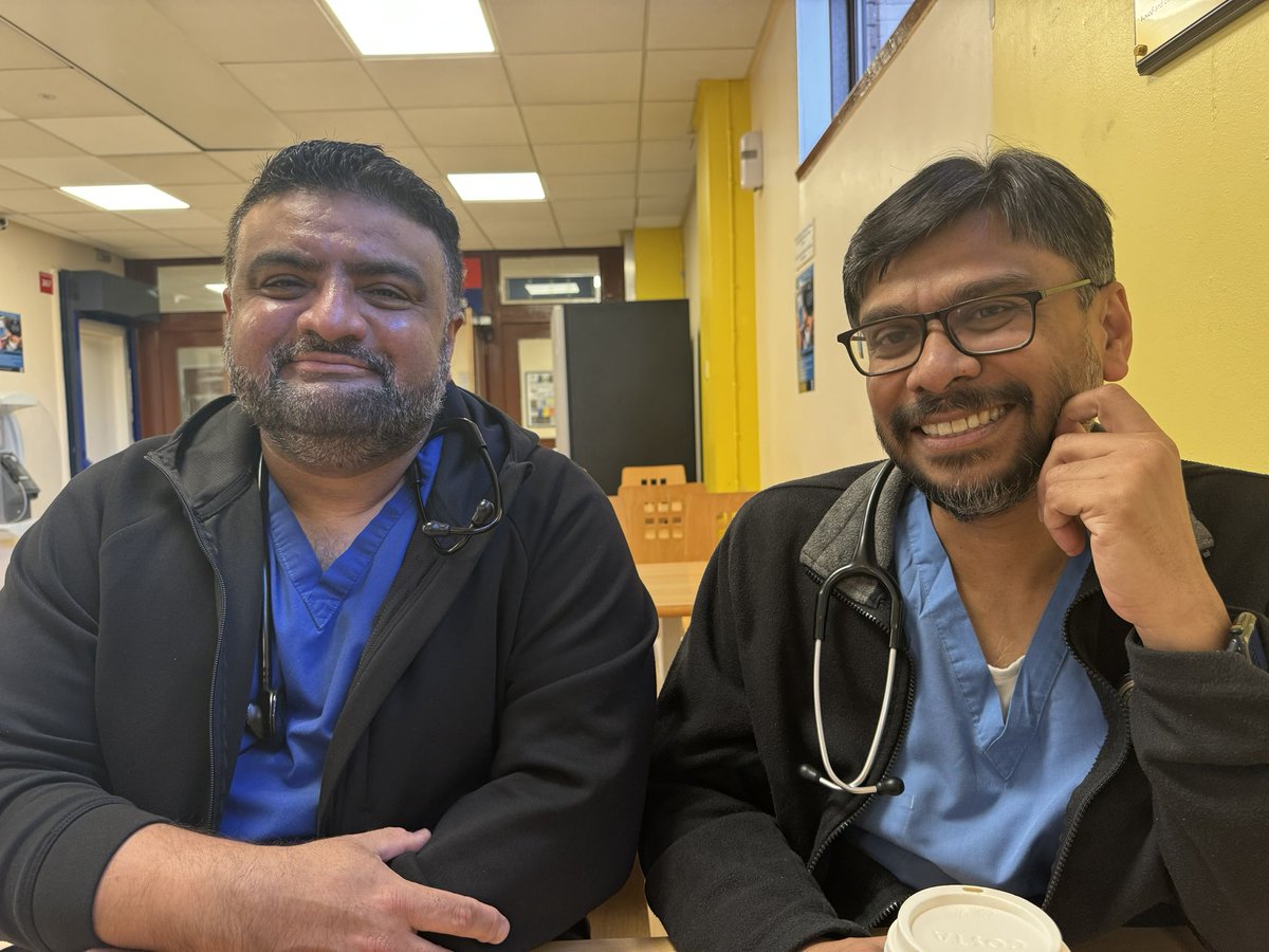 Huma Naqvi (on blue sky too) (@doc_hnaqvi) on Twitter photo A bright welcome to work at 0730!
Full circle working with these 2; from SpR days at City Hospital to consultant
done by 11 & ended with a nice ☕️
We’ve still got it 😂🙌🏾👍🏾
Let’s see what tomorrow brings!
<a href="/doc_AMajeed/">Asim Majeed</a> <a href="/EmmaLGBailey/">Emma Bailey</a> #zia
🙏🏾❤️
#JDIA #day1
<a href="/SWBHnhs/">SWB NHS Trust</a> A bright welcome to work at 0730!
Full circle working with these 2; from SpR days at City Hospital to consultant
done by 11 & ended with a nice ☕️
We’ve still got it 😂🙌🏾👍🏾
Let’s see what tomorrow brings!
<a href="/doc_AMajeed/">Asim Majeed</a> <a href="/EmmaLGBailey/">Emma Bailey</a> #zia
🙏🏾❤️
#JDIA #day1
<a href="/SWBHnhs/">SWB NHS Trust</a>