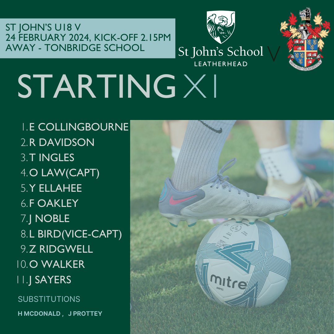 St John's Football Club (@sjsfc) on Twitter photo Starting XI for our 1st Team today π¦
 Starting XI for our 1st Team today π¦