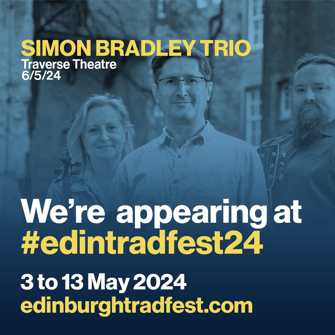 Excited to be part of this! <a href="/EdinTradfest/">Edinburgh Tradfest</a> <a href="/AnnawendyS/">Anna-Wendy Stevenson</a> <a href="/DrChords/">Michael Bryan</a>