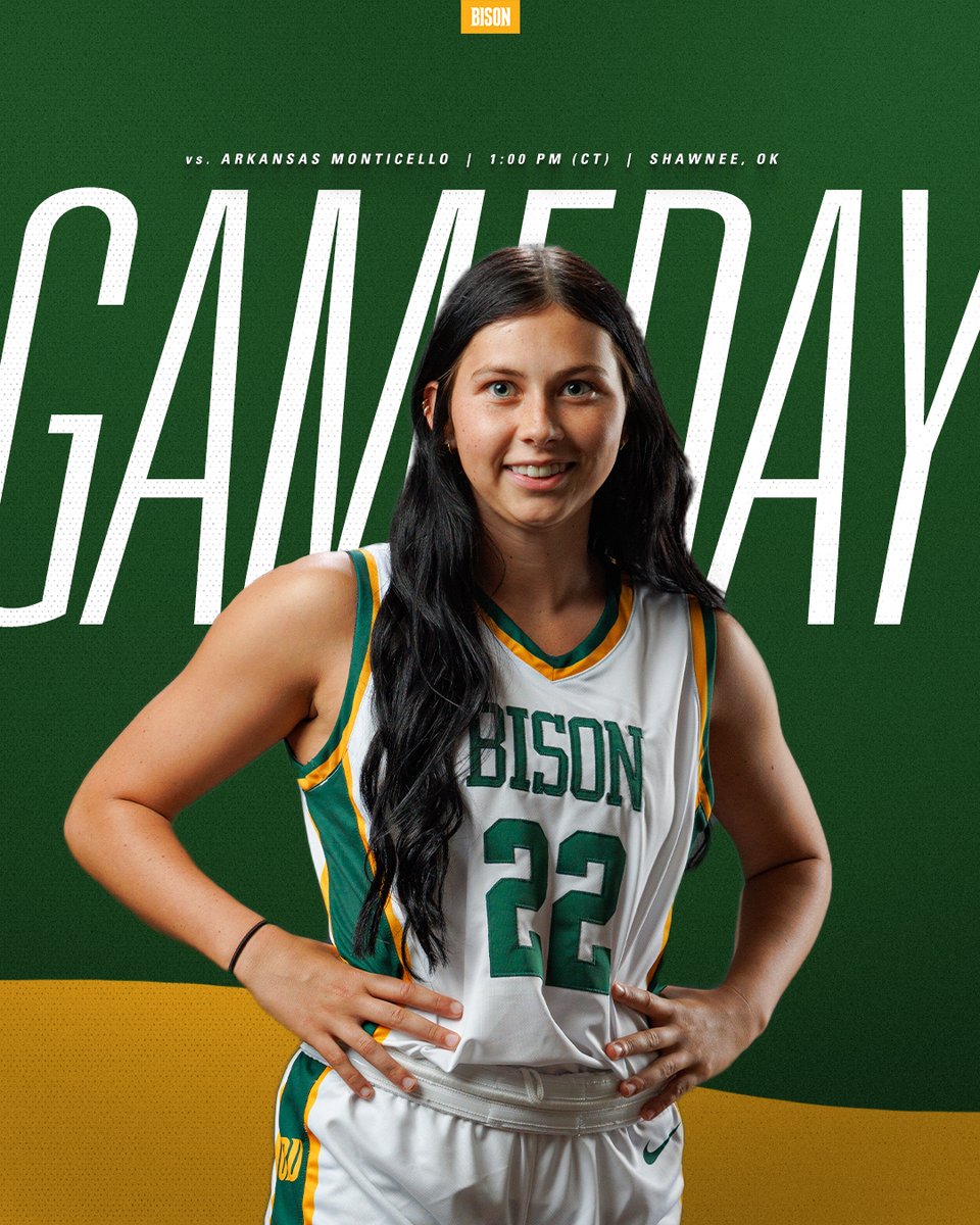 Saturday hoops!

🆚 | Arkansas Monticello
⏰ | 1 pm (CT)
 📍| Shawnee, OK
Coverage links | t.ly/U1_jZ

#OnToVictory