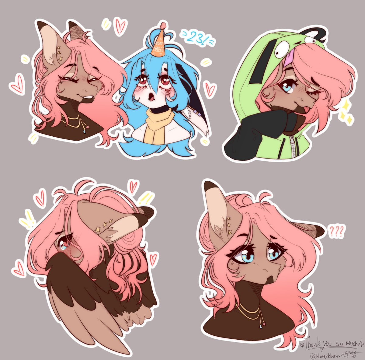 Finished sketched headshots com for @Saku_Ushi_ <3 (thank you!) . . . #commissionsopen #commission #CommissionSheet #artcommissions #mlp #mylittlepony #Brony