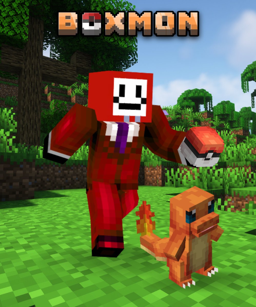 Boxmonsmp's tweet photo. 🚨NEW MEMBER REVEAL🚨

📺Meet Gilby and his... Charmander. *cough* basic *cough*

Anyways make sure to follow their journey as a new Pokemon Trainer! https://t.co/rGsolIHb3h