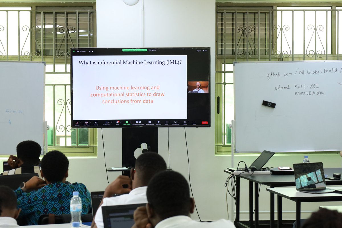 AIMS_RIC's tweet image. The course illustrated the application of modern methods to #epidemiological, genomic &amp;amp; spatial data, equipping attendees with the tools to carry out #research in these areas. The delivery was a mix of lectures &amp;amp; #computerbased practical sessions, developing knowledge of R.