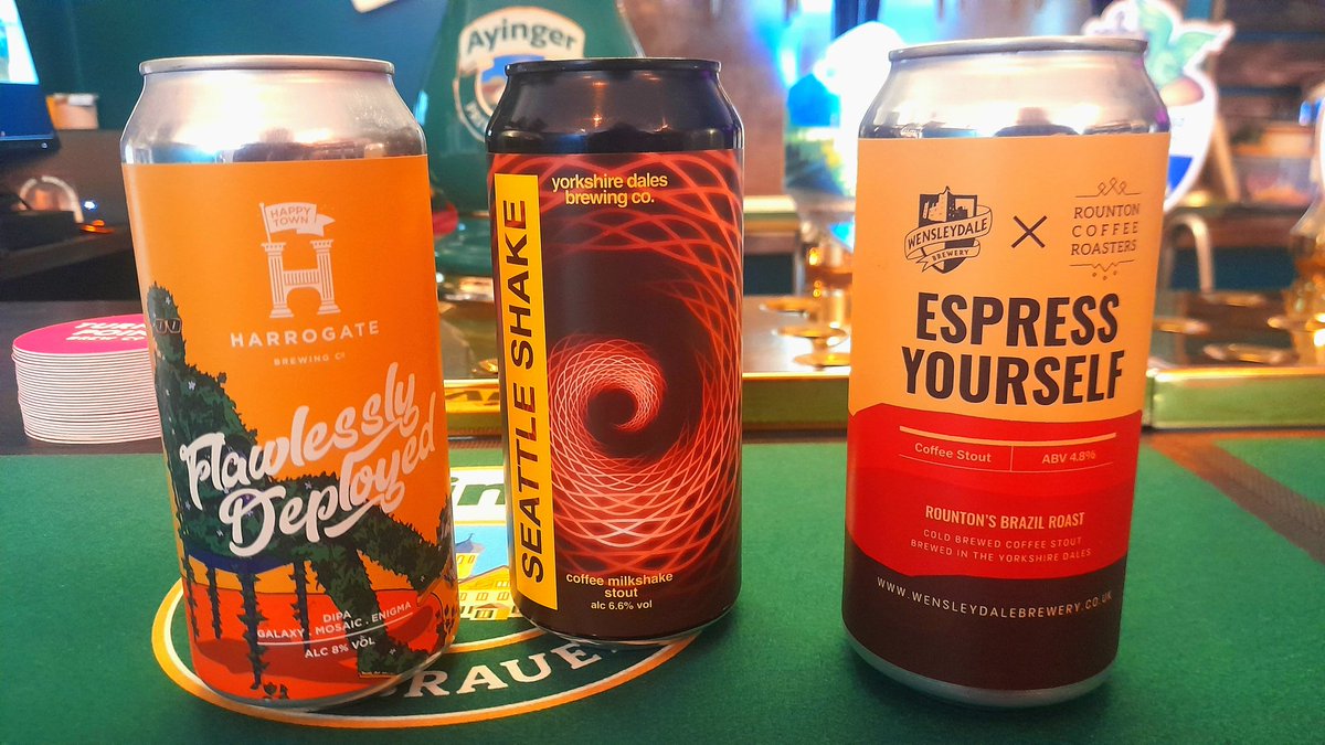 Stuart_Pickard's tweet photo. #BusBeer #TrainBeer #BeerShopping #ShopLocal #SupportLocal #DrinkLocal purchased via Portly Pig, Ripon @Wensleydale_Ale @HarrogateBrewCo @Yorkshiredalesb @BrassCastleBeer #GingRealAleTrail @Stuart_Pickard #CraftBeer #Beer #RealAle #Ale #PoshBeer #FancyBeer https://t.co/i7clkYnqZT