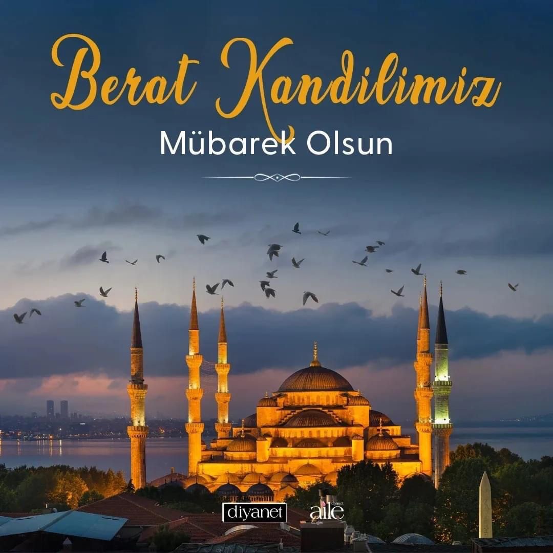 Berat kandiliniz mübarek olsun. Yarabbim bizleri Ramazan'ı Şerife ulaştır.