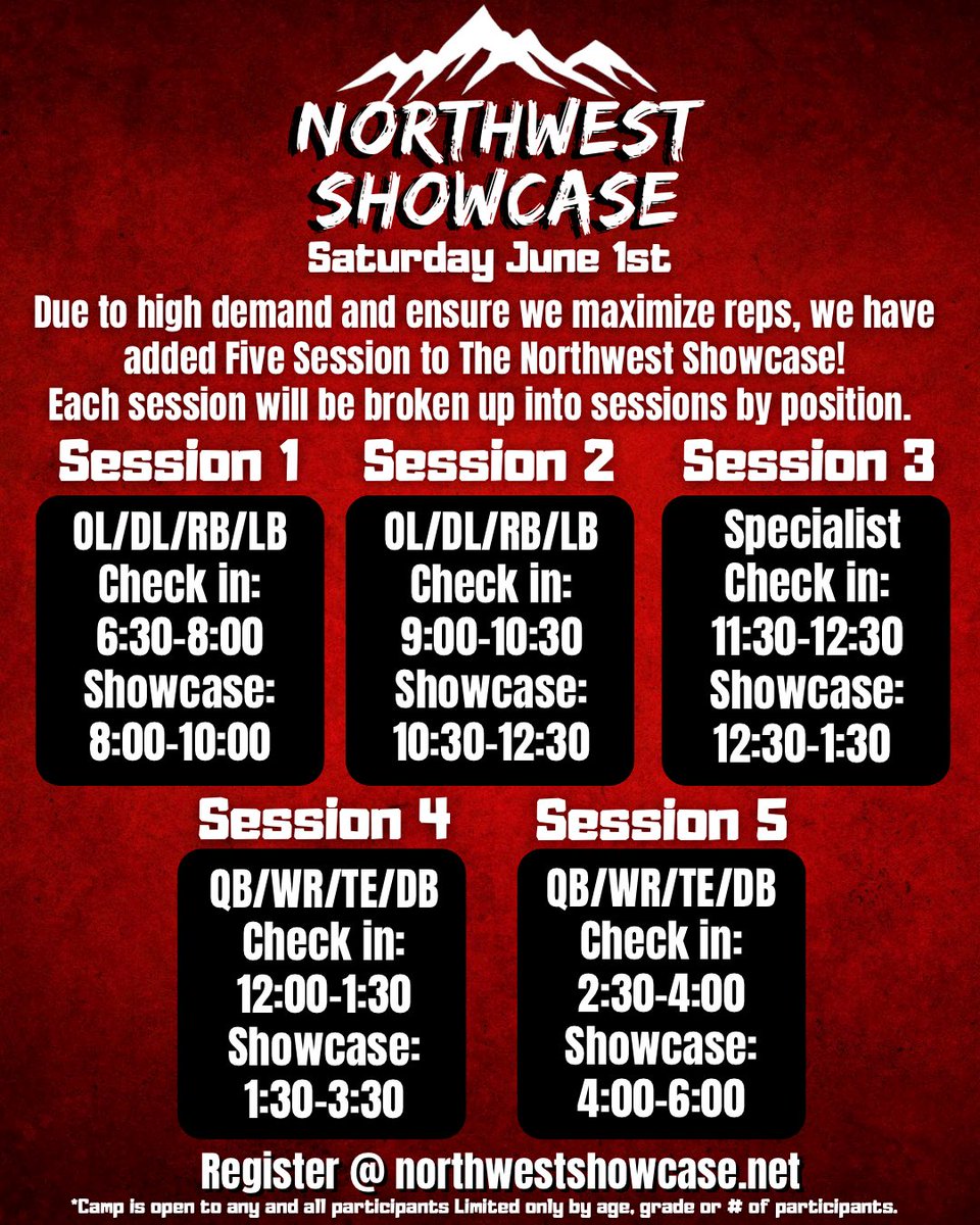 THENWSHOWCASE's tweet photo. 🚨🚨New School Added 🚨🚨

Excited to announce the addition of UC Davis to The Northwest Showcase!

*More schools to be added soon! 

🗓Saturday June 1st
📍Western Oregon University 🐺
🎓Class of 25,26,27,28

Secure your spot @ https://t.co/N1sk6sVuYM https://t.co/vWu3kroiYx