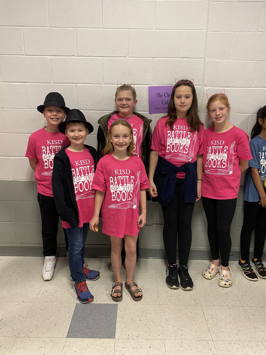Hidden Lakes Elementary (@hlemustangs) on Twitter photo πThe Witty Kitties and the Clever Cats represent HLES at the KISD Battle of the Books π
We are so proud of all the students who participated in this years Battle of the Books! <a href="/KellerISD/">Keller Schools</a> πThe Witty Kitties and the Clever Cats represent HLES at the KISD Battle of the Books π
We are so proud of all the students who participated in this years Battle of the Books! <a href="/KellerISD/">Keller Schools</a>