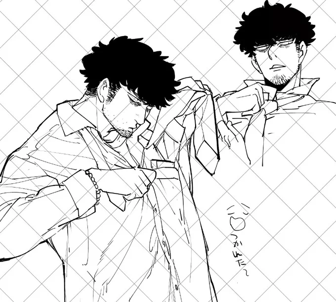 らくがき。
つかれた～～～～ 