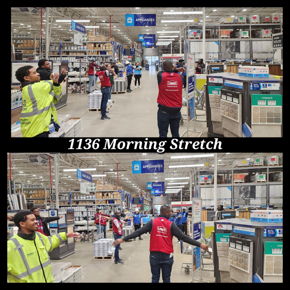 ShawnK_1136 (@shawnk1255) on Twitter photo ASM <a href="/evans_durell/">Durell_Evans</a> leading the team stretch in our morning huddle <a href="/Antwijoseph1974/">Joseph Antwi</a> <a href="/TravisTalbert7/">Travis Talbert</a> <a href="/LowesSafe/">Lowe's Safe</a> <a href="/LauraGibsonR1/">Laura Gibson</a> <a href="/BenitoKomadina/">Benito.Komadina@Lowes</a> ASM <a href="/evans_durell/">Durell_Evans</a> leading the team stretch in our morning huddle <a href="/Antwijoseph1974/">Joseph Antwi</a> <a href="/TravisTalbert7/">Travis Talbert</a> <a href="/LowesSafe/">Lowe's Safe</a> <a href="/LauraGibsonR1/">Laura Gibson</a> <a href="/BenitoKomadina/">Benito.Komadina@Lowes</a>