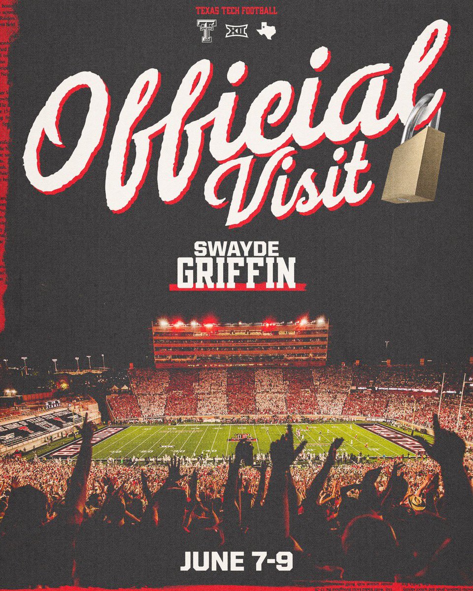 Thanks for the chance to come check out campus @jkbtjc_53 scheduled June 7🔥 @TexasTechFB 🙏