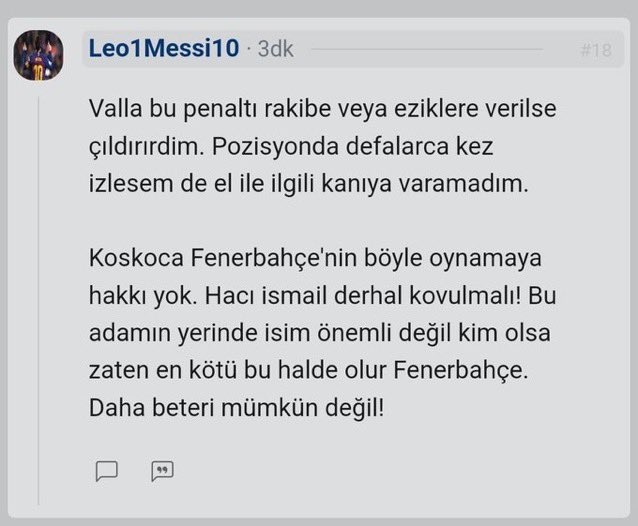 YellowRedReport's tweet photo. Fenerbahçeli bir taraftarın yorumu #FenerinKirliElleriVar https://t.co/fFHuCQwcWr