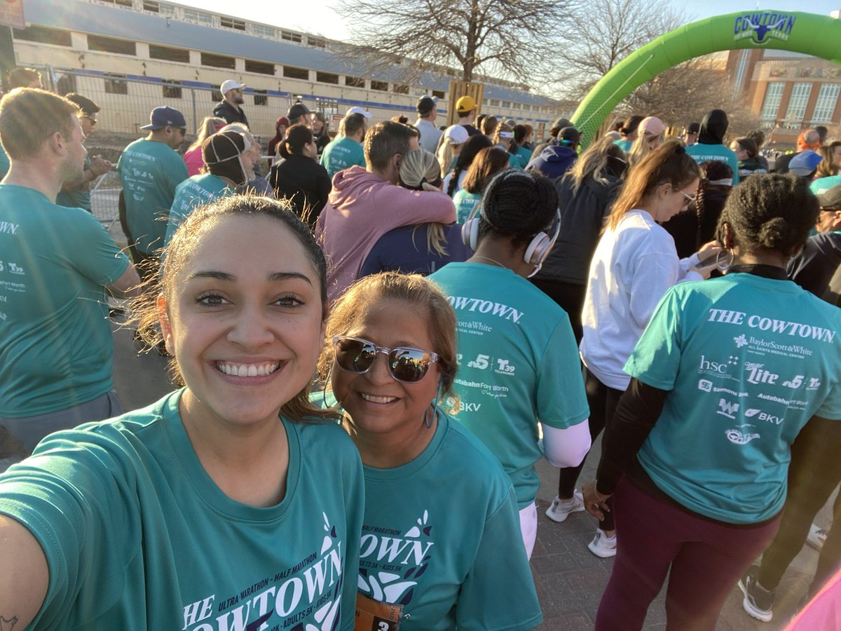 A great 5k <a href="/thecowtown/">The Cowtown Marathon</a> run with a great team from <a href="/FortWorthISD/">Fort Worth Independent School District</a>! 🏃🏻‍♀️<a href="/bswhealth_DFW/">Baylor Scott & White Dallas-Fort Worth</a> #OneFortWorth