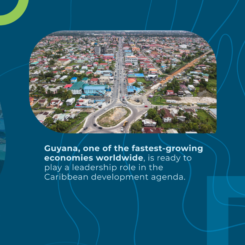 the_IDB's tweet photo. Did you know that #IDBGroup and #Guyana have been partners for nearly 50 years? We have supported the transformation of the country’s economy and have improved the lives of the Guyanese population. As our Caribbean governors meet this week in Georgetown, check out the milestones: