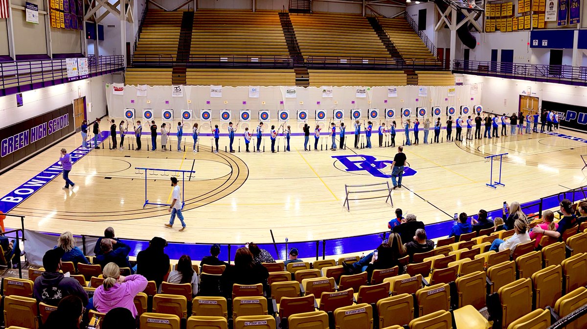 Saturday afternoon archery meet <a href="/BGHSPurplesNews/">The Purple Spirit</a> cheering on <a href="/bghs_archery/">BGHS Archery</a> &amp; <a href="/BgjhsA/">BGJHS Archery</a>