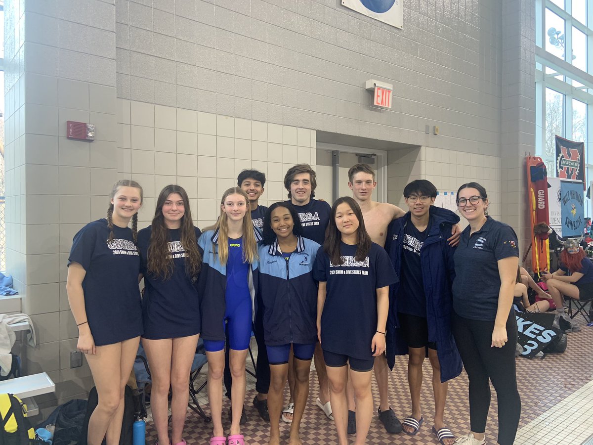 Your 2024 States Swimmers! We had an exciting morning and some fast swims. Shoutout to the girls 200 and 400 relays who swam season best times!