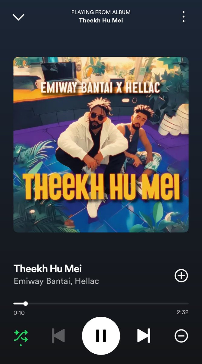 New Song of 'Whole heartedly' Album 'THEEK HU ME' Released Now 🎵 🔥 Emiway Bantai X HELLAC 🔥 🎵 Spotify Link 🖇️ - open.spotify.com/track/07RIOQgO… YouTube link 🔗 youtu.be/5C7M2fZWJ4E?si… #Emiwaybantai #BKP