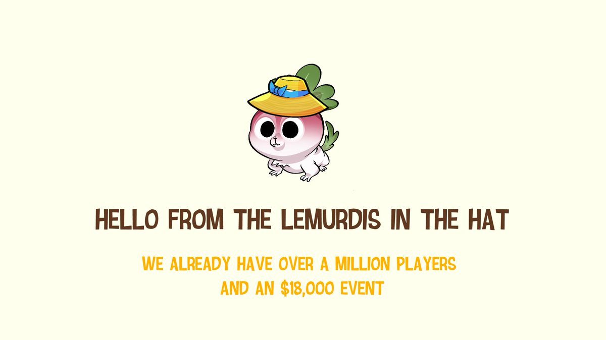 Gatto_game's tweet photo. Hi! 

Three pieces of news:

1) Since our last post, the number of users has grown from 5k to 1.05M

2) Yesterday (23.02) we started a joint event with @tonstakers with a prize pool of $18,000

3) Lemurdis will appear in the game in the next few days https://t.co/6jVdiDBZxZ