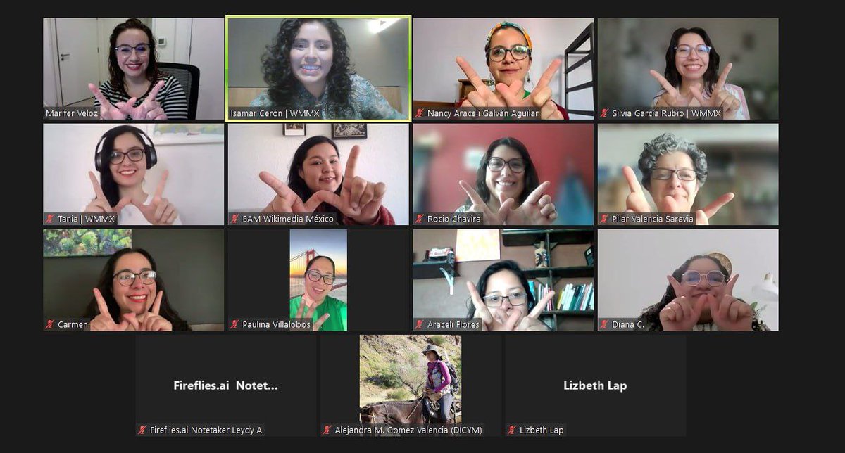 Les compartimos un par de fotos de nuestra #Editatona de la Campaña #NosotrasEnLaCiencia organizada por Wikimedia México y #WikiCMx.
👩‍🦱✍️🖥️

¡Recuerden que pueden seguir subiendo fotos todo febrero a Wikimedia Commons! 📸

#8M2024
#MarzoExtendido
#NuncaMásWikipediaSinNosotras 💜