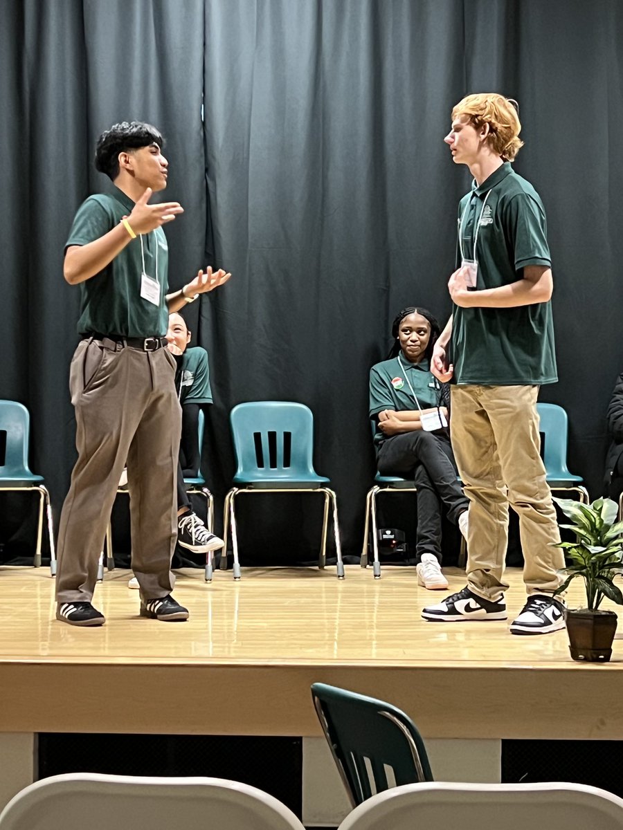 Another great session during the Black History Month Program at RA - Improvisation.  Luther and Ethan ROCK!😃