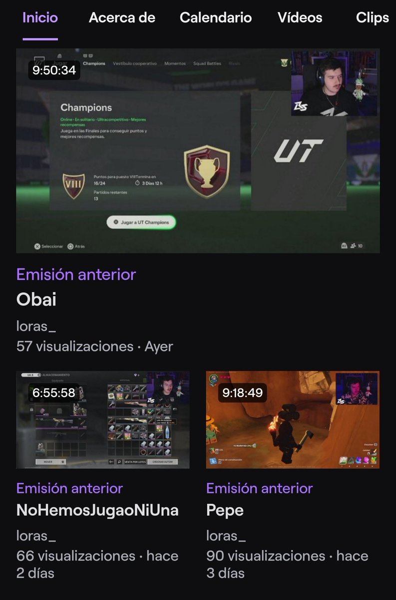 Más de 25h de stream en 3 días. La verdadera 🐐.
