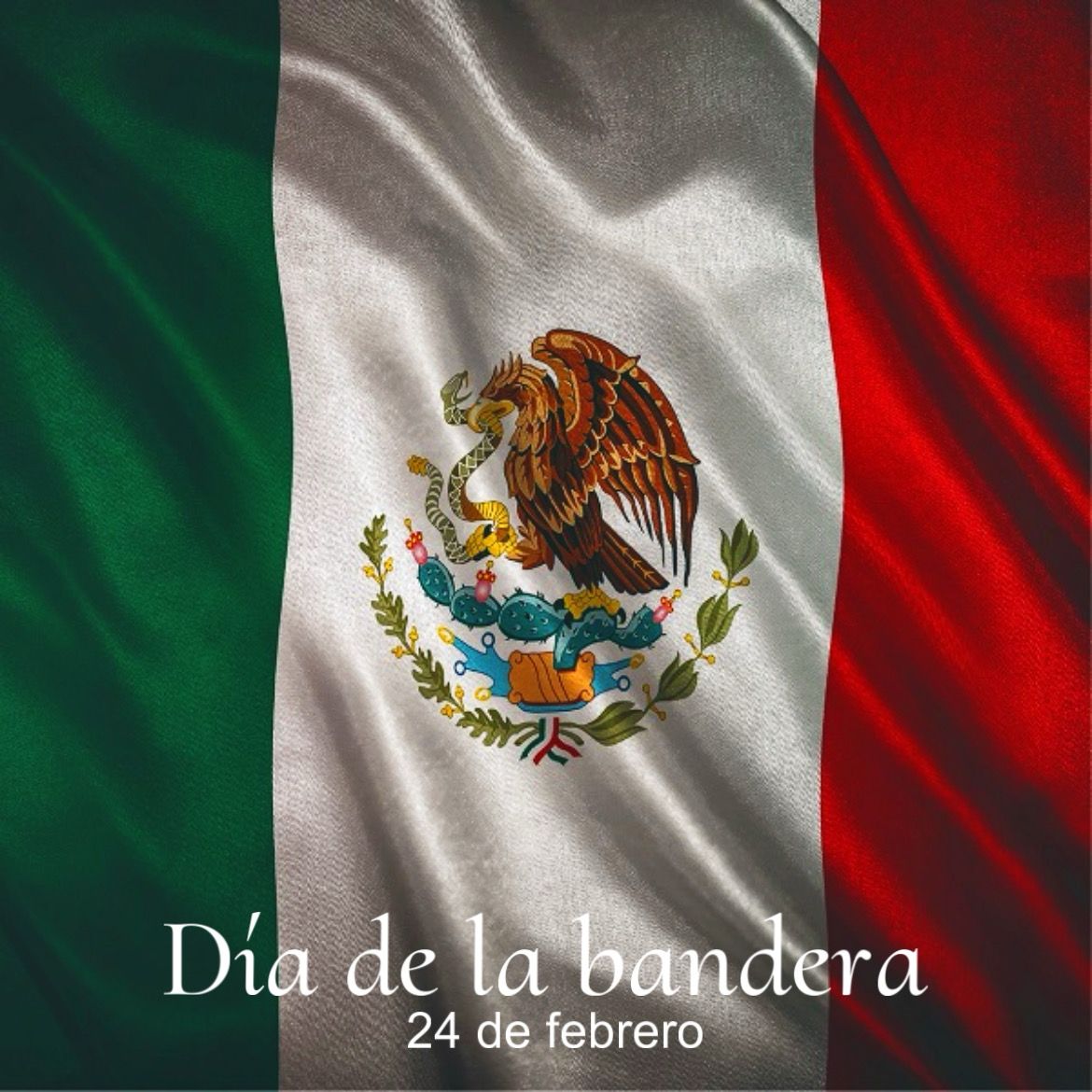 Nuestro lábaro patrio, orgullo de los mexicanos.

#DíaDeLaBandera