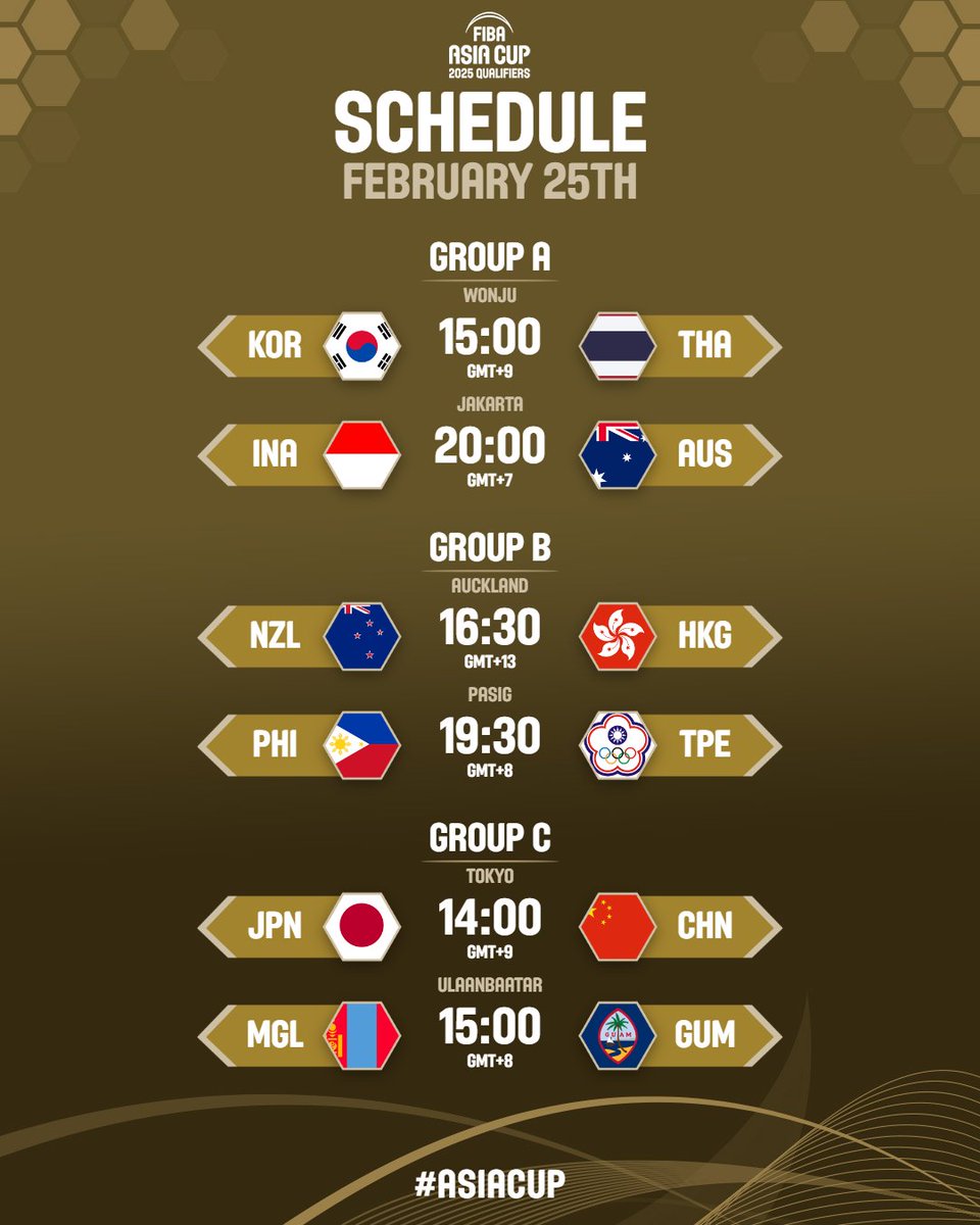 Can your squad finish Window 1 of the #AsiaCup 2025 Qualifiers with a W? 💭 Catch the games live and on-demand! 👉 courtside1891.basketball