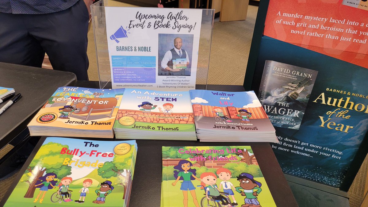 Check out my interview with award-winning local children's author <a href="/JermikoThomas/">Jermiko Thomas</a> at: YouTube.com/@RonKlopfanste…. #AdventuresOfWalter