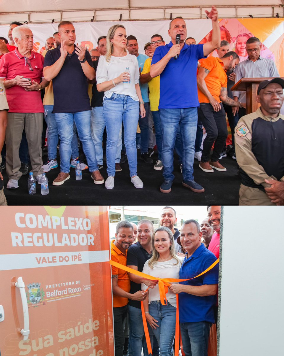 Mais uma conquista para os belforroxenses! 

Hoje é um dia de muita alegria para nossa cidade, pois inauguramos o Complexo Regulador do Vale do Ipê, onde também funcionará o Centro de Fisioterapia, Ortopedia e Imagem. (+)