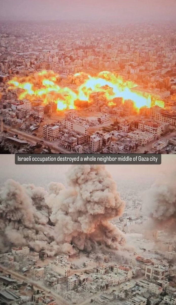 يا بشر
هيدي #ابادة_جماعية
هيدي مجزرة وحشية علنية
واكيد مش دفاع عن النفس
الصهاينة عم يقتلو ويدمرو كل شيء
يا ناس والله عيب وعار نتفرج ونسكت
#الوحش_الاميركي مقرر يكمل لانو ابنو #الصهيوني الفاشي بيعيش عالدم
يا #ابناء_ابليس
السكوت جريمة
معقول ما حدا قادر يوقّف هالشرير
#غزة_تباد