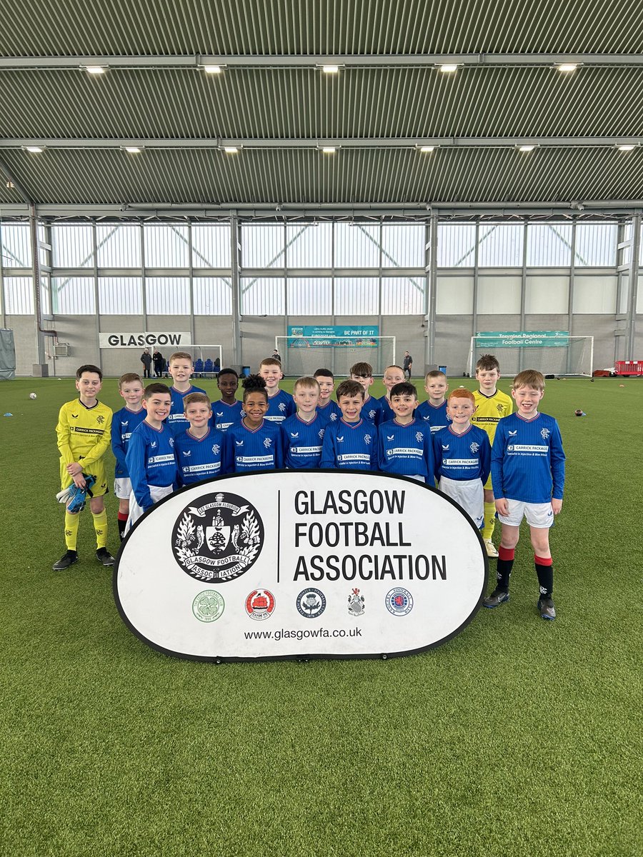 Great experience for the @RFC_Youth to compete in the Glasgow Cup today 🔴🔵🔵🏆