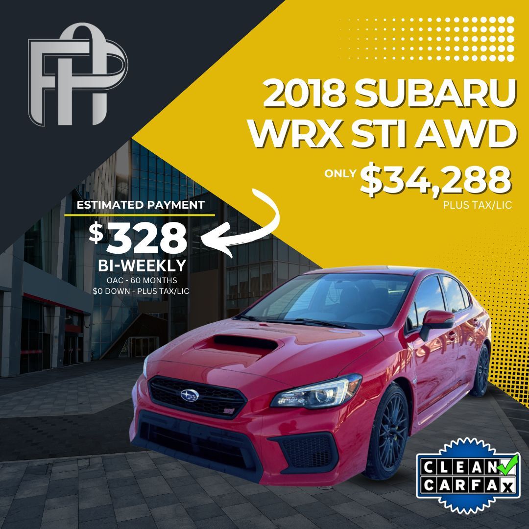 PauletteAuto's tweet image. The 2018 Subaru WRX STI is a high-performance vehicle that offers a thrilling driving experience. With its 305HP turbocharged engine, sport-tuned suspension, and all-wheel drive system, this car is designed for enthusiasts who crave excitement on the road.
buff.ly/3ST7cyi
