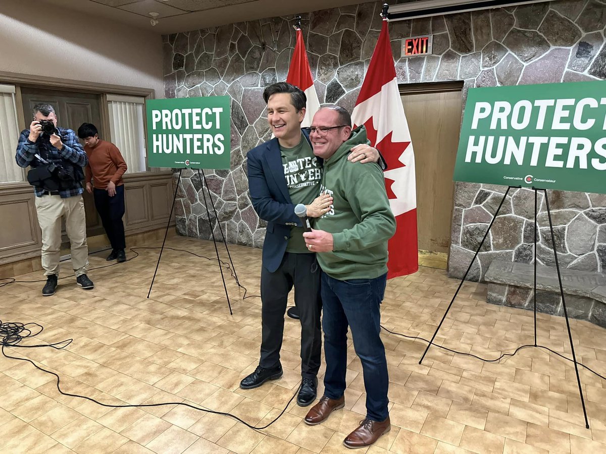 We had an awesome time last night at the Hunters Meet & Greet event where the future Prime Minister of Canada, @PierrePoilievre stopped by! This was a fantastic event and thank you to everyone who came on out! #Essex #YQG #hunters #PierrePoilievre #chrislewis #cdnpoli #canada