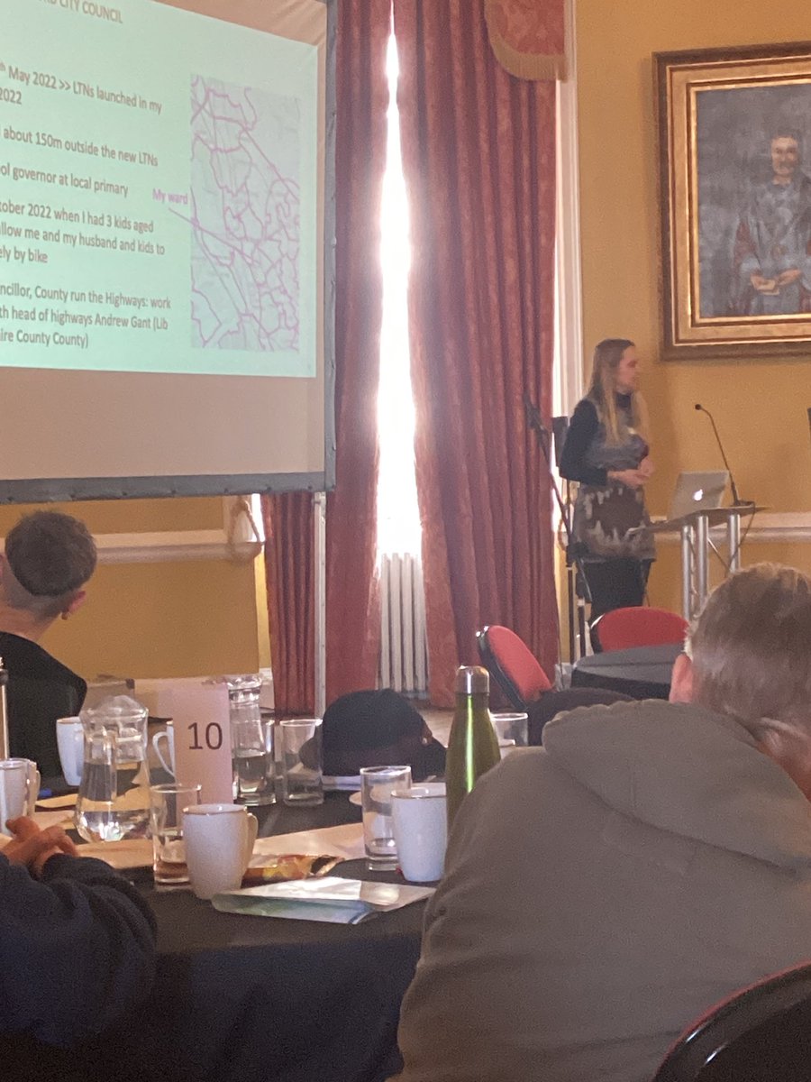 @EmilyKerr36 on LTNs and the 15 minutes conspiracy theory at #ActiveTravel conference in Salisbury <a href="/Activetravelsal/">Active Travel Salisbury</a>